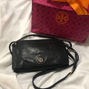 Tory Burch Soft Leather Black Cross Body